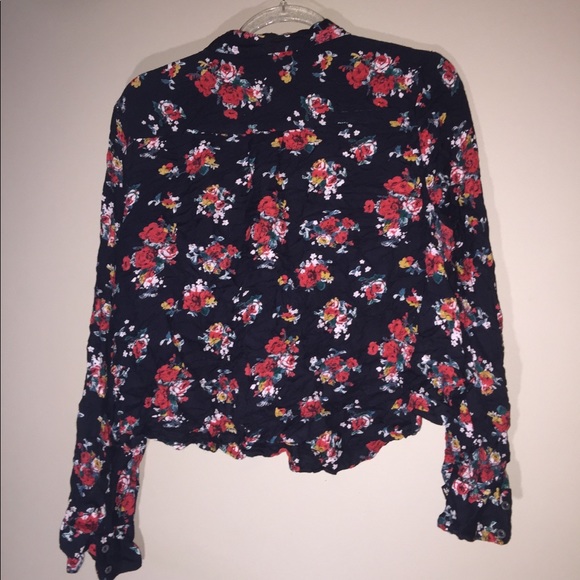 🍁🛍🌹Mudd Floral Hi-Low Shirt🌹 - Picture 5 of 5